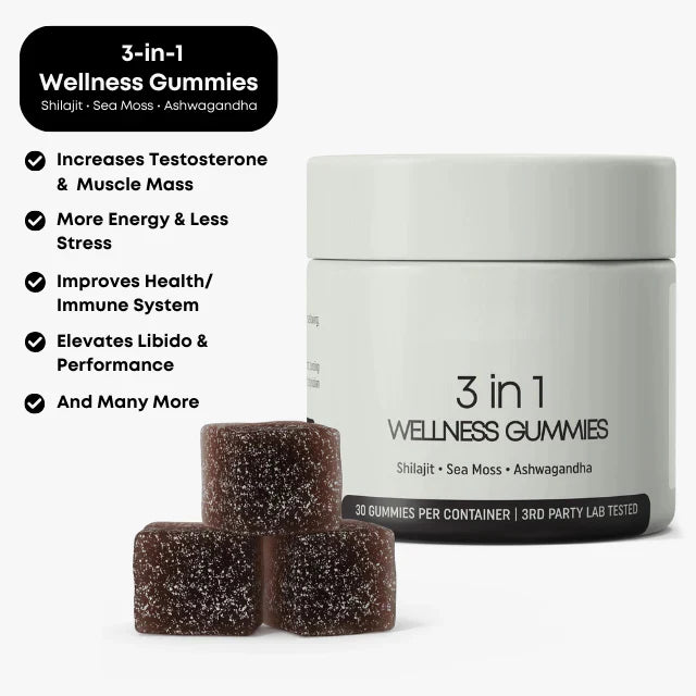 Orovita® 3 in 1 wellness Gummies